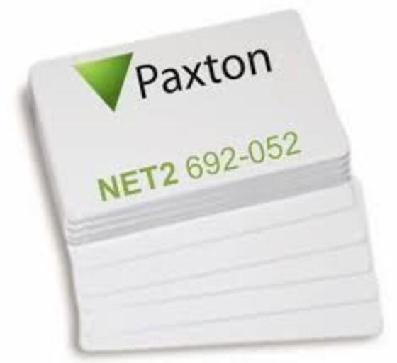 Paxton 692-052 Net2 Proximity ISO card, without magstripe, pack of 500 - MES Systems Nuneaton