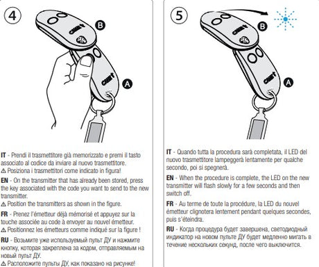 CAME TOP 42FGN (806TS-0300) Gate Remote Fob - MES Systems Nuneaton