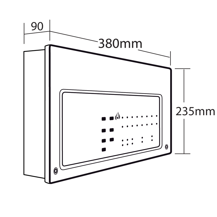 Conventional2 Zone Fire Panel