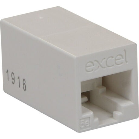 Excel 23-0035 Cat5e RJ45-RJ45 In-line connector White - MES Systems Nuneaton