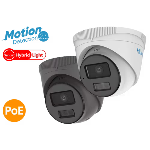Hilook by Hikvision 2 Camera 4MP Hybrid Light ColorVu 4 Channel IP CCTV Kit - MES Systems Nuneaton