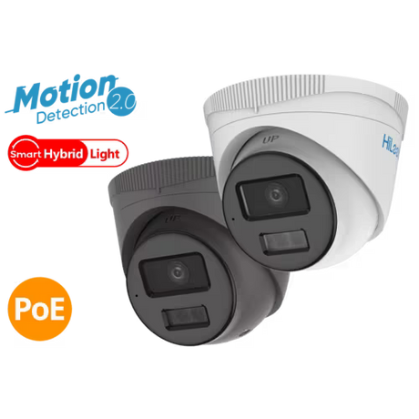 Hilook by Hikvision 2 Camera 4MP Hybrid Light ColorVu 4 Channel IP CCTV Kit - MES Systems Nuneaton