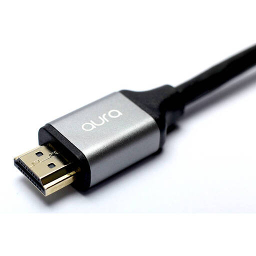 Aura HDMI Cable 4K 60Hz 18Gbps High Speed Ethernet Gold Plated Male-Male - MES Systems Nuneaton