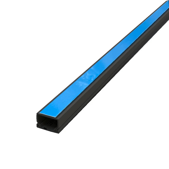 Hi-profile Trunking Black 25x16mm Mini Trunking Self Adhesive 3m Nunea ...