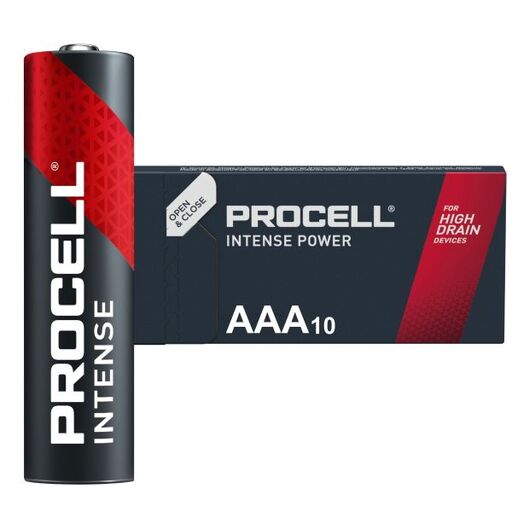 Procell Intense AAA Alkaline Battery 1.5V Pack of 10 - MES Systems Nuneaton