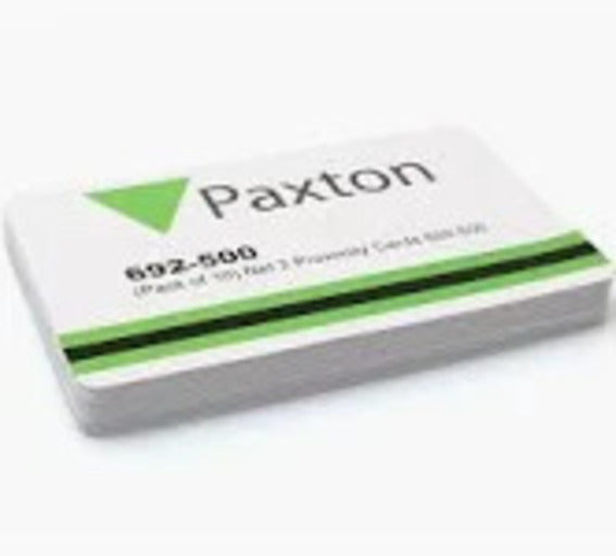 Paxton 692-500 Net2 – Proximity ISO cards, without magstripe, pack of 10