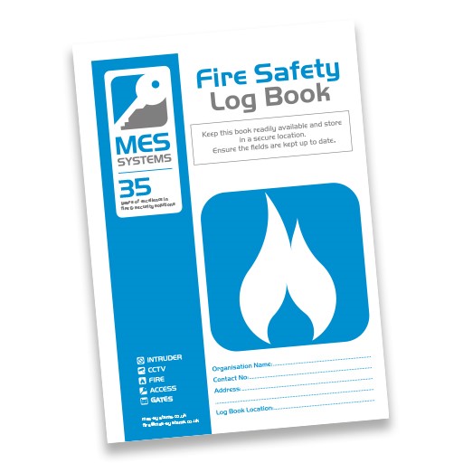 MES Systems Limited A4 Fire Safety Log Book.