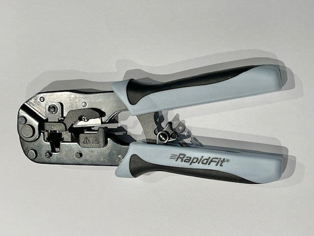 TOO995 Rachet Cut and Crimp Tool for RapidFit RJ45 plugs - MES Systems Nuneaton