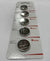 Pyronix BATT-CR2450R 3V Lithium Ion -Button Cell Battery, 5-Pack