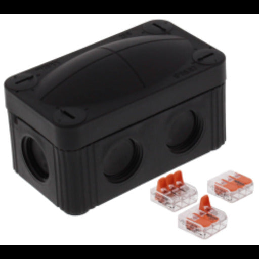 Wiska 10109900 Combi 206 Juntion Box BK - MES Systems Nuneaton