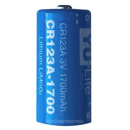 Yuasa CR123A 3V 1700mAH YU-Lite Lithium photo Battery - MES Systems Nuneaton